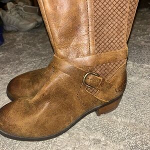 UGG Women's Tan Leather Boots